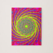 Psychedelic Spiral Pattern: Legpuzzel (Verticaal)