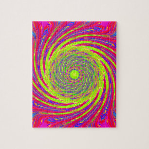 Psychedelic Spiral Pattern: Legpuzzel