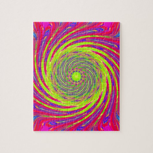 Psychedelic Spiral Pattern: Legpuzzel (Verticaal)