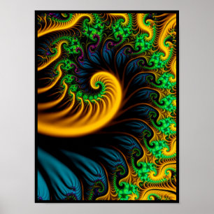 Psychedelic Spiral Poster