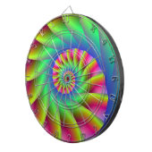 Psychedelic Spiral Steps Dartbord (Voorkant Rechts)