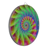 Psychedelic Spiral Steps Dartbord (Voorkant Links)
