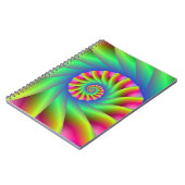 Psychedelic Spiral Steps Notitieboek (Linkerzijde)