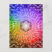 Psychedelic Spiral: Vectorkunst: Briefkaart (Voorkant)