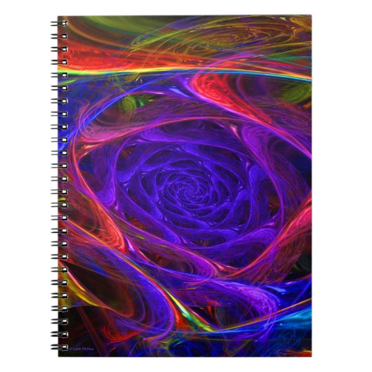 "Psychedelic Spirals"-laptop Notitieboek (Voorkant)