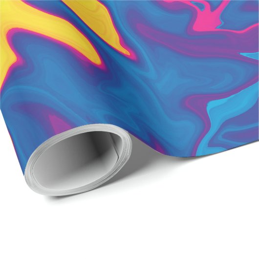 Psychedelic Splashing.... Cadeaupapier (Rol Hoek)