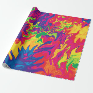 Psychedelic Splashing.... Cadeaupapier