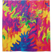 Psychedelic Splashing.... Douchegordijn (Voorkant)