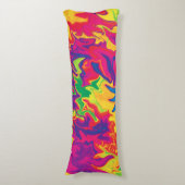 Psychedelic Splashing..... Lichaamskussen (Voorkant Verticaal)