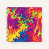 Psychedelic Splashing.... Notitieboek (Voorkant)
