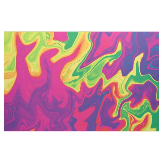 Psychedelic Splashing.... Stof (Fat Quarter)