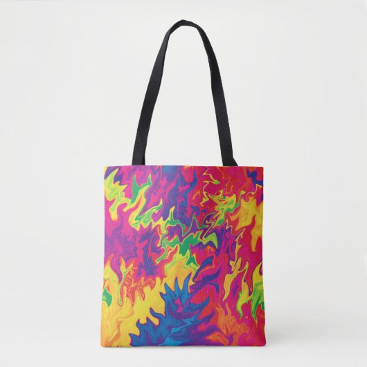 Psychedelic Splashing.... Tote Bag (Voorkant)