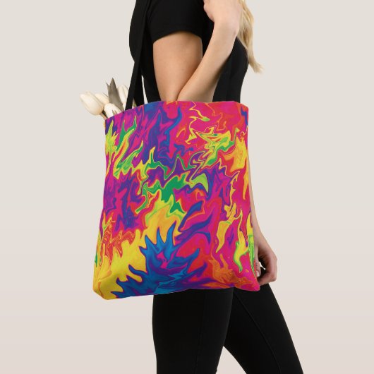 Psychedelic Splashing.... Tote Bag (Dichtbij)