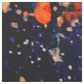 Psychedelic Splatter | Abstracte kleurrijke regenb Stof (Close Up)