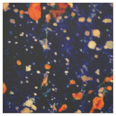 Psychedelic Splatter | Abstracte kleurrijke regenb Stof (Swatch)