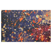 Psychedelic Splatter | Abstracte kleurrijke regenb Stof (Fat Quarter)