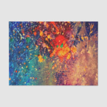 Psychedelic Splatter | Abstracte kleurrijke regenb