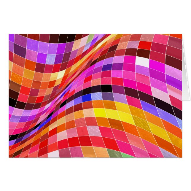 Psychedelic Square Pattern (Voorkant Horizontaal)