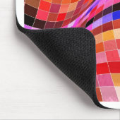 Psychedelic Square Pattern Muismat (Hoek)