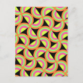 Psychedelic Squares Briefkaart (Voorkant)