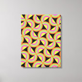 Psychedelic Squares Canvas Afdruk (Voorkant)