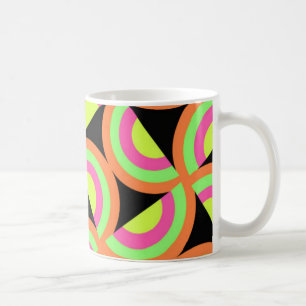 Psychedelic Squares Koffiemok