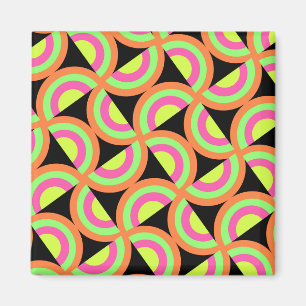 Psychedelic Squares Magneet