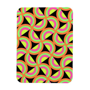 Psychedelic Squares Magneet
