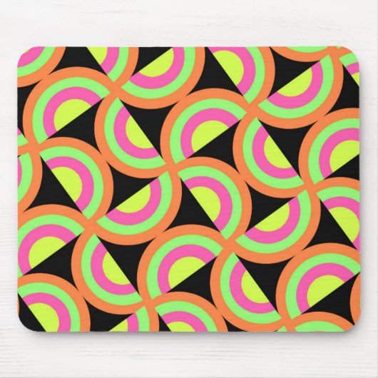 Psychedelic Squares Muismat (Voorkant)