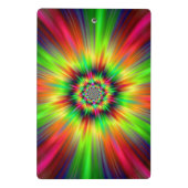Psychedelic Star Burst Mini Klembord (Achterkant)