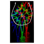 Psychedelic Star Gift Bag Klein Cadeauzakje (Achterkant)