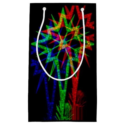 Psychedelic Star Gift Bag Klein Cadeauzakje (Voorkant)