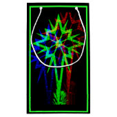 Psychedelic Star Gift Bag (Neon) Klein Cadeauzakje (Achterkant)