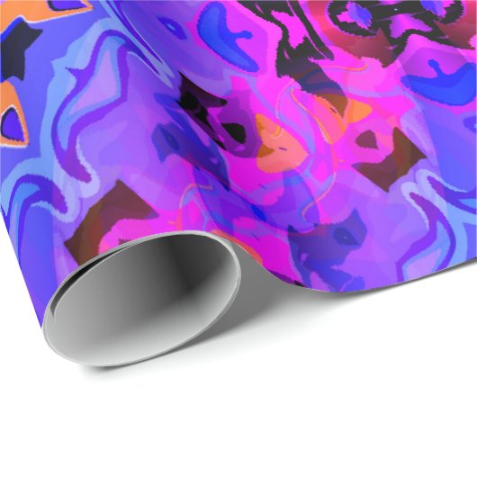 Psychedelic Stars... Cadeaupapier (Rol Hoek)