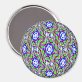 Psychedelic Stars..... Magneet (Voorkant / Achterkant)
