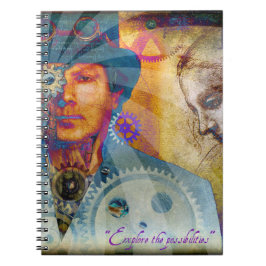 Psychedelic Steampunk Notitieboek