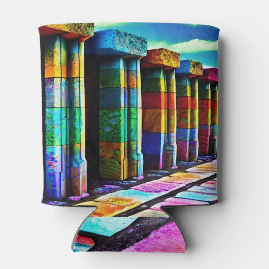 Psychedelic Stones Blikjeskoeler (Achterkant)