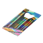 Psychedelic Stones Creditkaart Flessenopener (Achterkant Gekanteld)