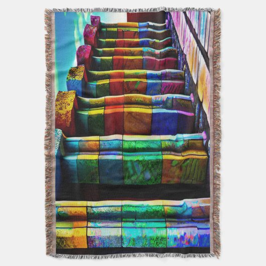 Psychedelic Stones Deken (Voorkant Verticaal)