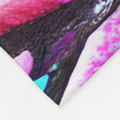 Psychedelic Stones Fleece Deken (Hoek)