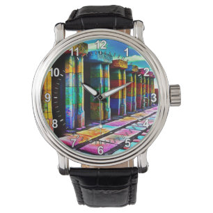 Psychedelic Stones Horloge