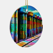 Psychedelic Stones Keramisch Ornament (Rechts)