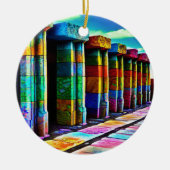 Psychedelic Stones Keramisch Ornament (Voorkant)