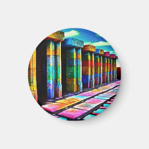 Psychedelic Stones Magneet