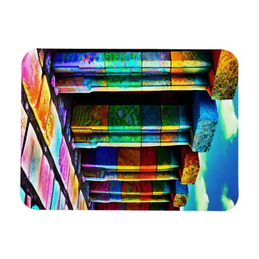 Psychedelic Stones Magneet (Horizontaal)