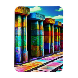 Psychedelic Stones Magneet