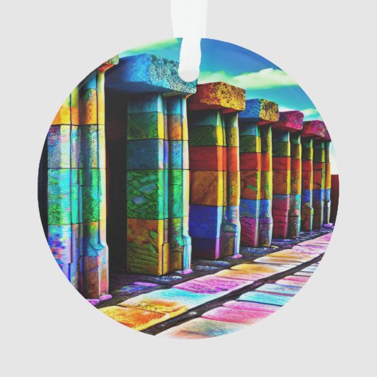 Psychedelic Stones Ornament (achterkant)