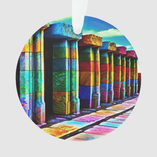 Psychedelic Stones Ornament (voorkant)