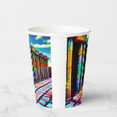 Psychedelic Stones Papieren Bekers (Rechts)