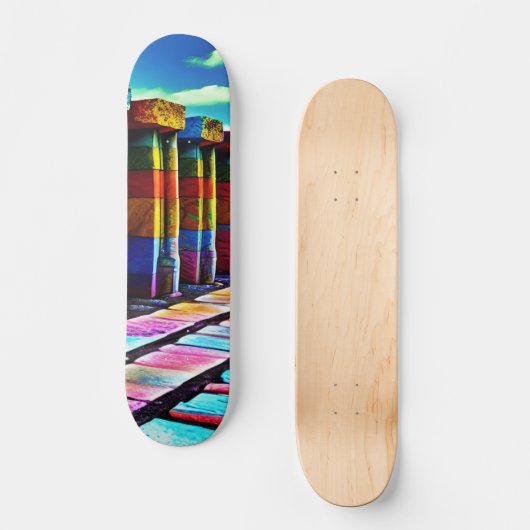 Psychedelic Stones Persoonlijk Skateboard (Voorkant)